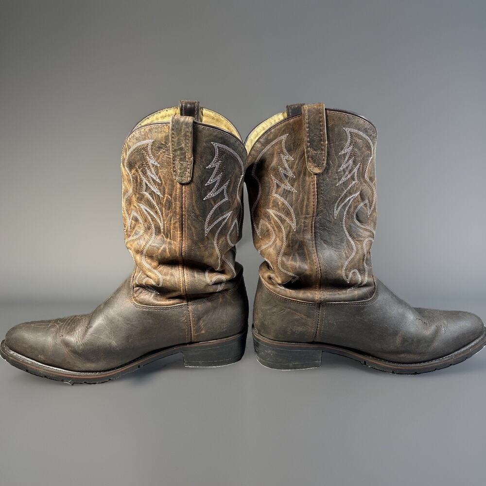 Double H 2282 Robert Boots Mens 13 EE Steel Toe USA Leather Western Work